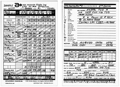 IFR FLIGHT LOG IFR-200 - Pilot Outfitters