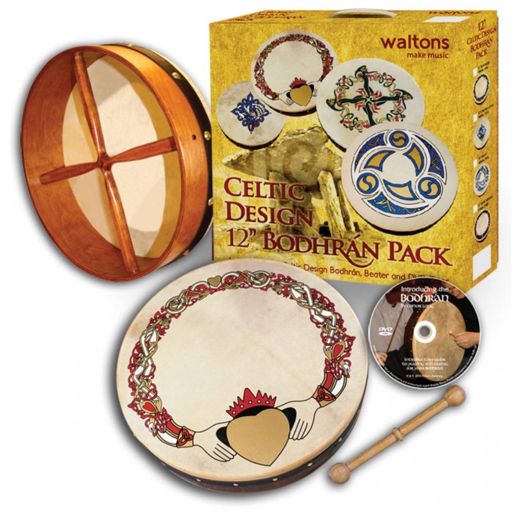 TRADITIONAL IRISH GIFTS WALTONS 12” BODHRAN PACK Irish Crossroads