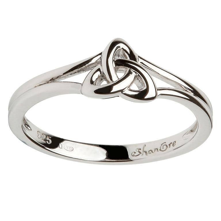 SHANORE STERLING TRINITY KNOT RING Irish Crossroads