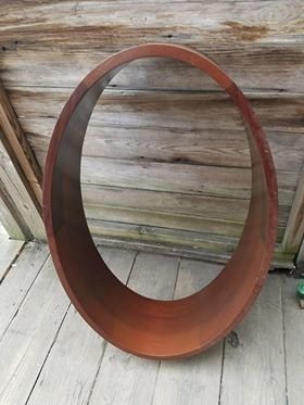 Mahogany Oval Wall Decor Sarasota Architectural Salvage 1093 Mahogany Oval Wall Decor