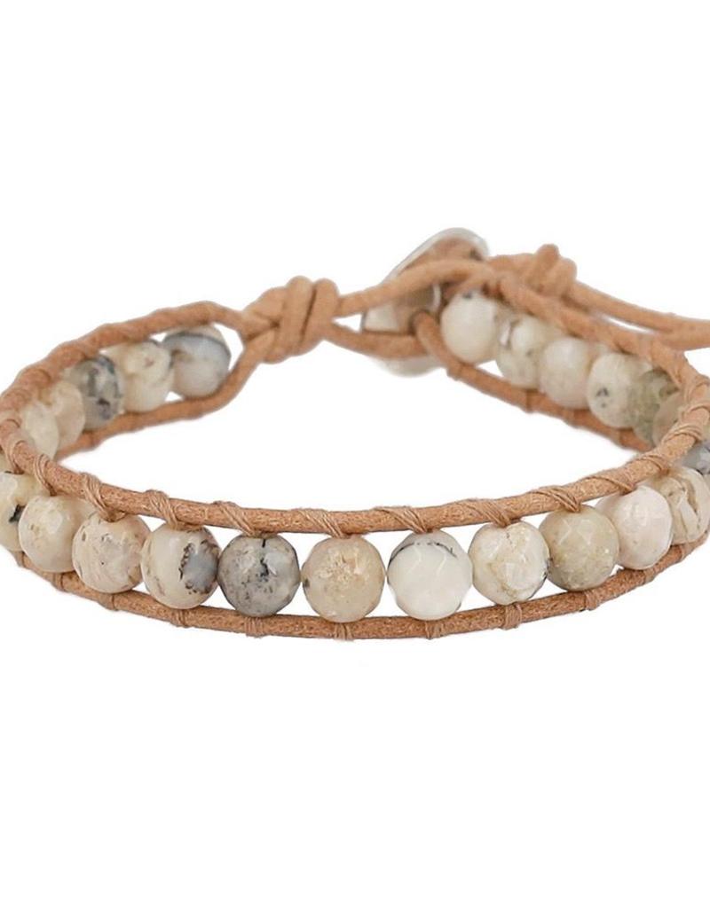 Chan Luu Multi Brioche Agate Single Wrap Bracelet Olivine Beach Bracelets Chan Luu Multi Brioche Agate Single Wrap Bracelet
