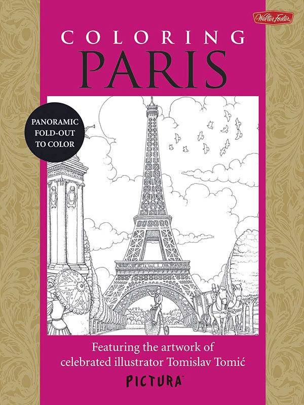 WALTER FOSTER WALTER FOSTER PICTURA COLOURING BOOK PARIS Colours