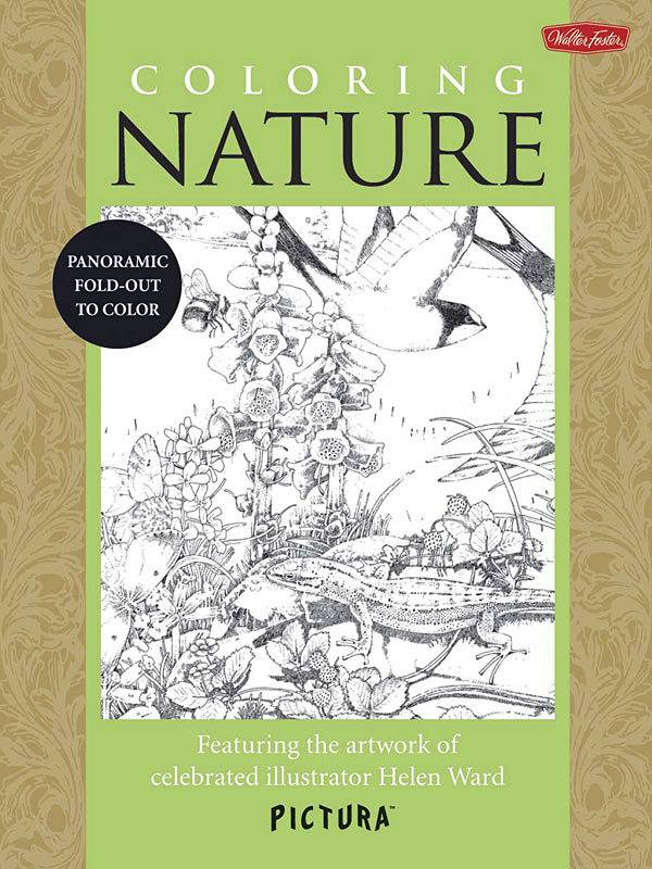 WALTER FOSTER WALTER FOSTER PICTURA COLOURING BOOK NATURE Colours