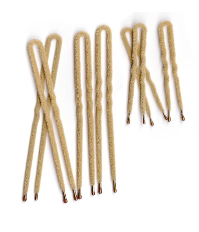 Frenchies Flocked French Hair Pins Bellissimo