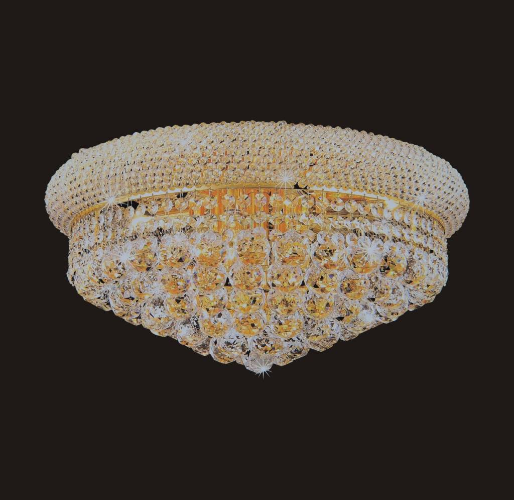 B S Lighting 1006f 16x8 Gold Chandelier Flush Bagel Style Cb61 B S Lighting 1006f 16x8 Gold Chandelier Flush Bagel Style Cb61 Fo117