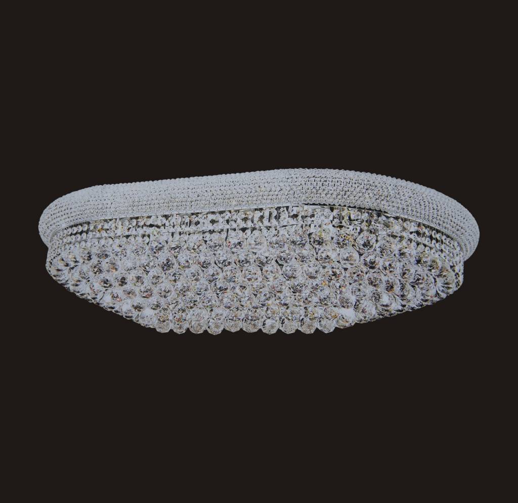B S Lighting 1006f Ov 22x36 Gold Chandelier Flush With Led Color B S Lighting 1006f Ov 22x36 Gold Chandelier Flush With Led Color Change Cb231