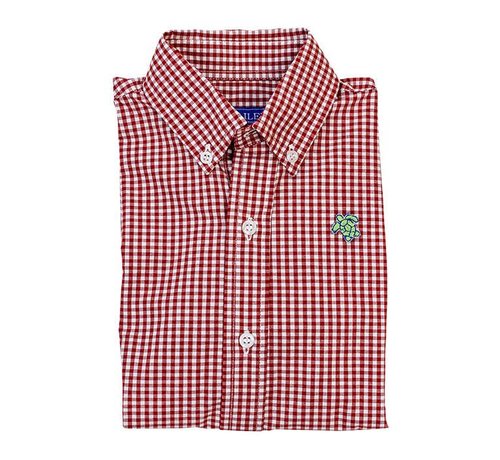 J BAILEY Tobasco Red Check Buttondown Shirt