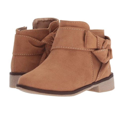 Kids Express Paislee Bow Bootie in Camel
