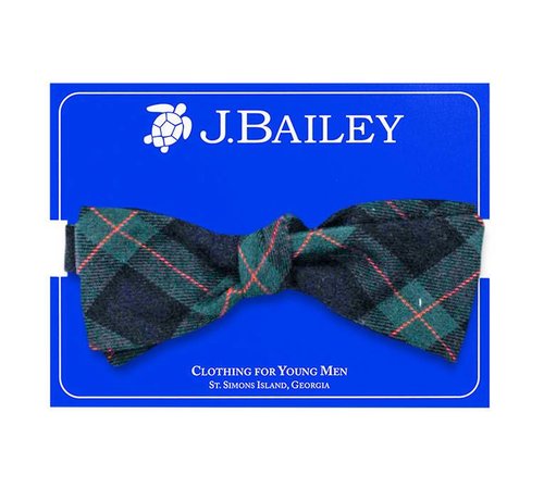 J BAILEY McNeill Plaid Bow Tie