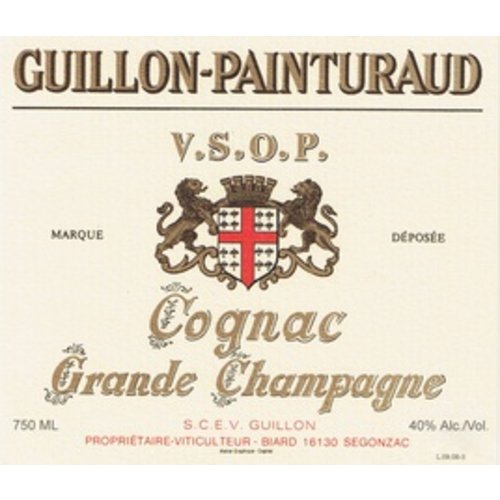 Guillon-Painturaud Cognac Grande Champagne 'VSOP', Cognac, France (750ml) Guillon-Painturaud Cognac Grande Champagne 'VSOP', Cognac, France (750ml)