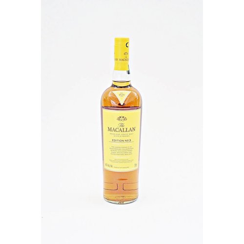The Macallan Single Malt Scotch Whisky 'Edition No. 3', Highlands, Scotland (750ml) The Macallan Single Malt Scotch Whisky 'Edition No. 3', Highlands, Scotland (750ml)
