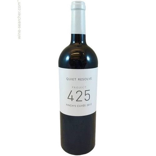 Quiet Resolve 2012 Stellenbosch Cabernet Sauvignon Project 425 Finch's Cuvee, Quiet Resolve 2012 Stellenbosch Cabernet Sauvignon Project 425 Finch's Cuvee,