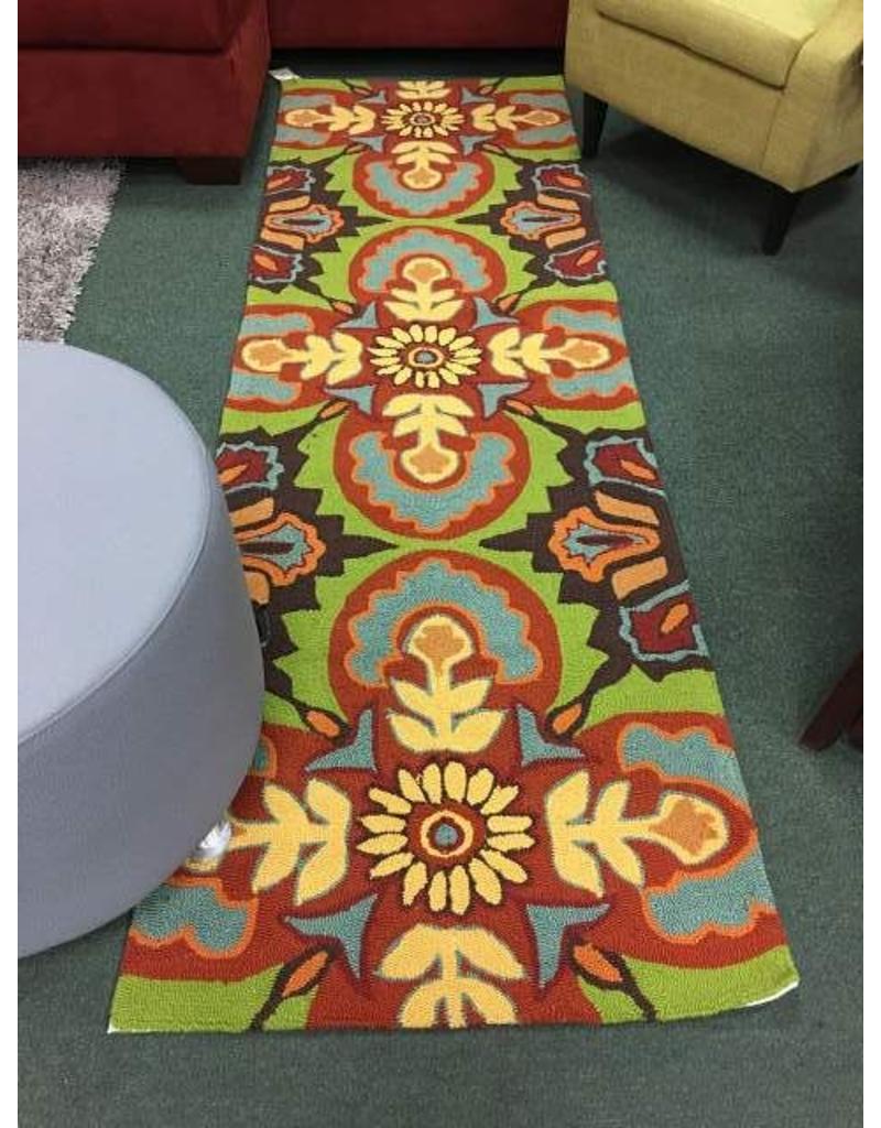 talavera tile chocolate area rug heirloom home