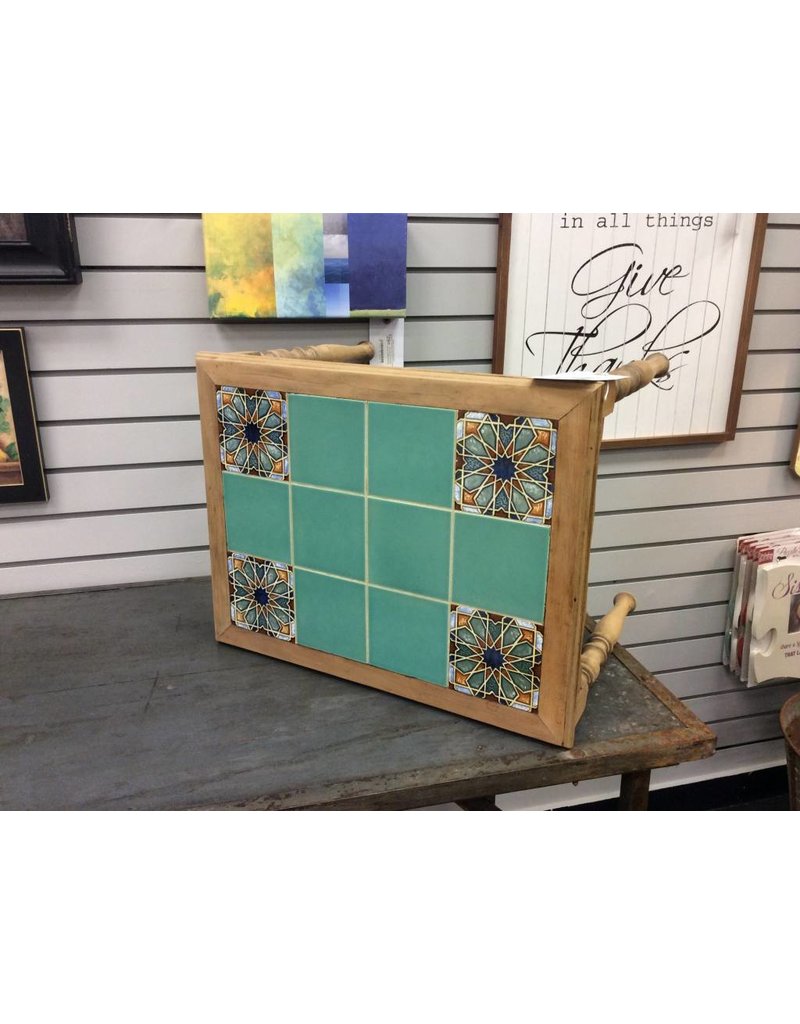 Vintage Tile Top End Table Heirloom Home Vintage Tile Top End Table