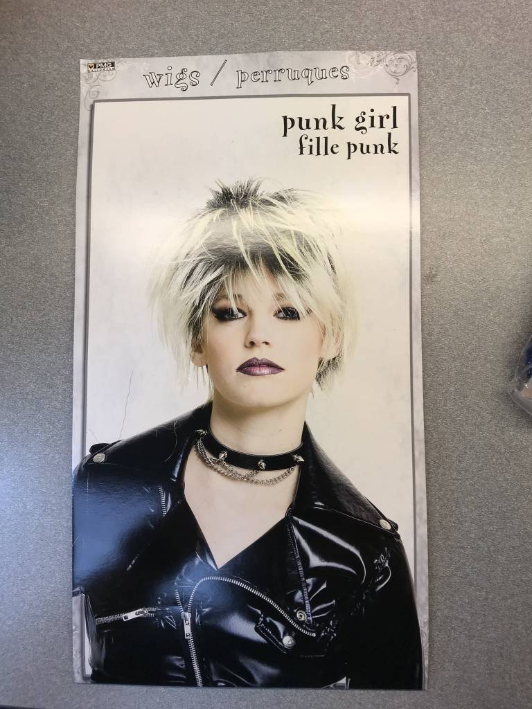 Punk Girl Blonde Wig Tribout's PartyBingoCarnival
