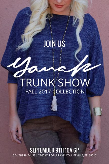 Events | Yana K Trunk Show 9.9.17