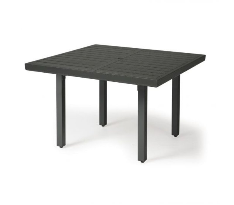 Trinidad 3000 Aluminium Dining Table 42 Square Modern Backyard Trinidad 3000 Aluminium Dining Table 42 Square