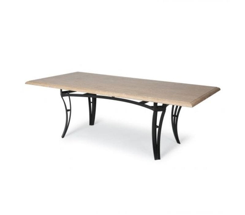 Salinas T Top Travertine Coffee Table 24 X 42 Rect Modern Backyard Salinas T Top Travertine Coffee Table 24 X 42 Rect