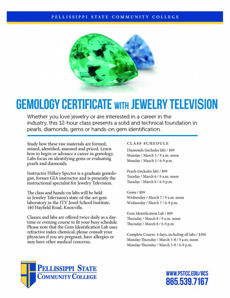 Gemology Certificate w/ Jewelry Televison