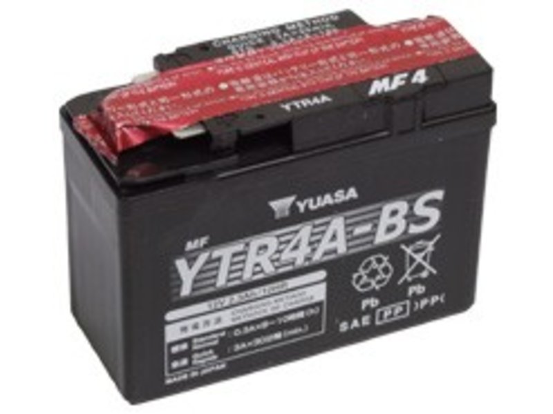 Yuasa Motor Battery Yuasa YTR4A-BS
