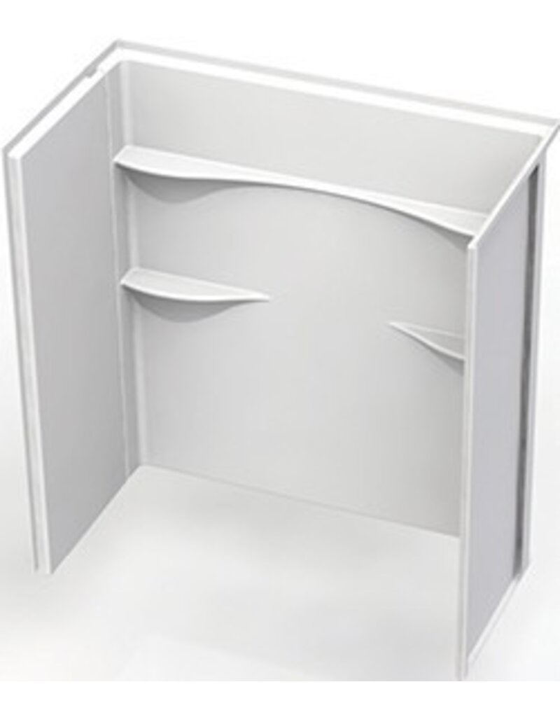 Plumbing Aquatic Fiberglass Tub 27 X 54 Wall Set White Mnt Supply Plumbing Aquatic Fiberglass Tub 27 X 54 Wall Set White