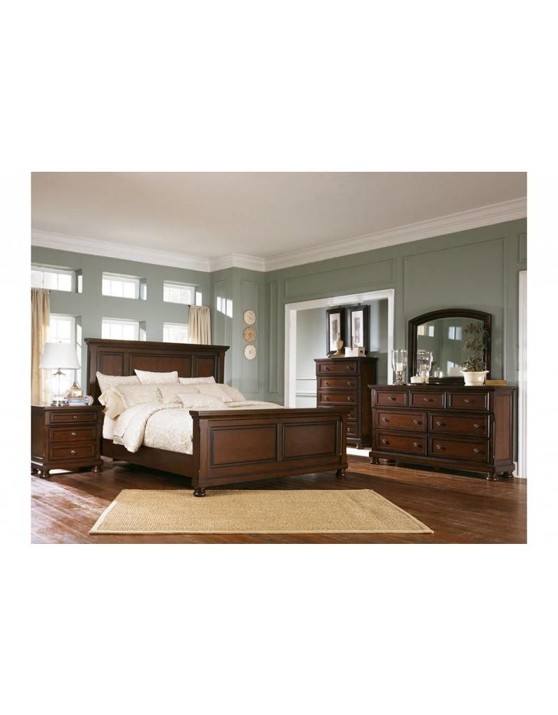 Porter 6 Piece Bedroom Set King Panel Livin Style Furniture Ashley Furniture Porter 6 Pc King Panel Bedroom Set
