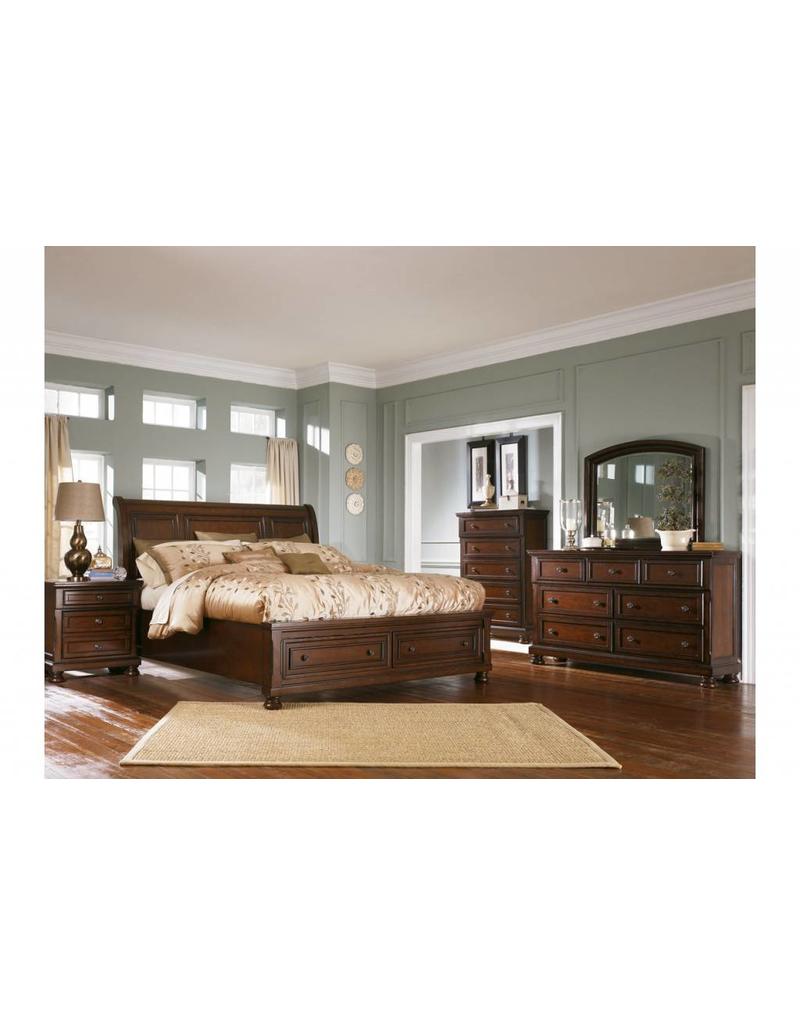 Porter 6 Piece Bedroom Set Queen Sleigh Livin Style Furniture Ashley Furniture Porter 6 Pc Queen Sleigh Bedroom Set