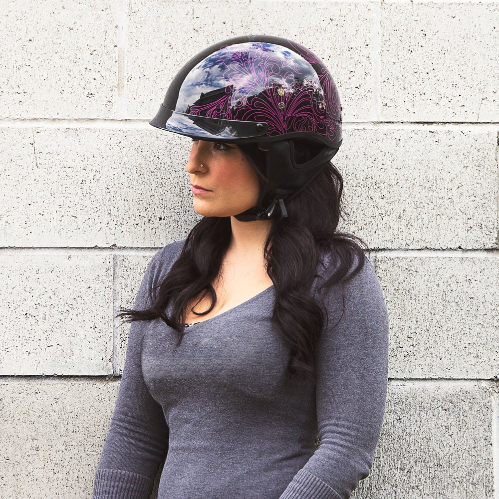 half face helmet for women