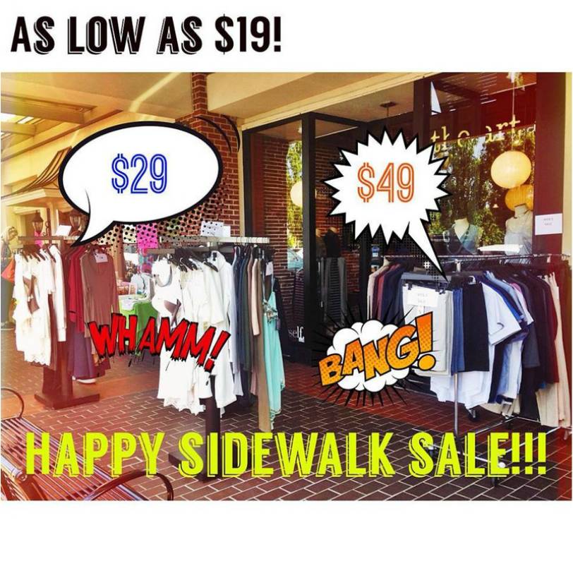 SIDEWALK SALE!