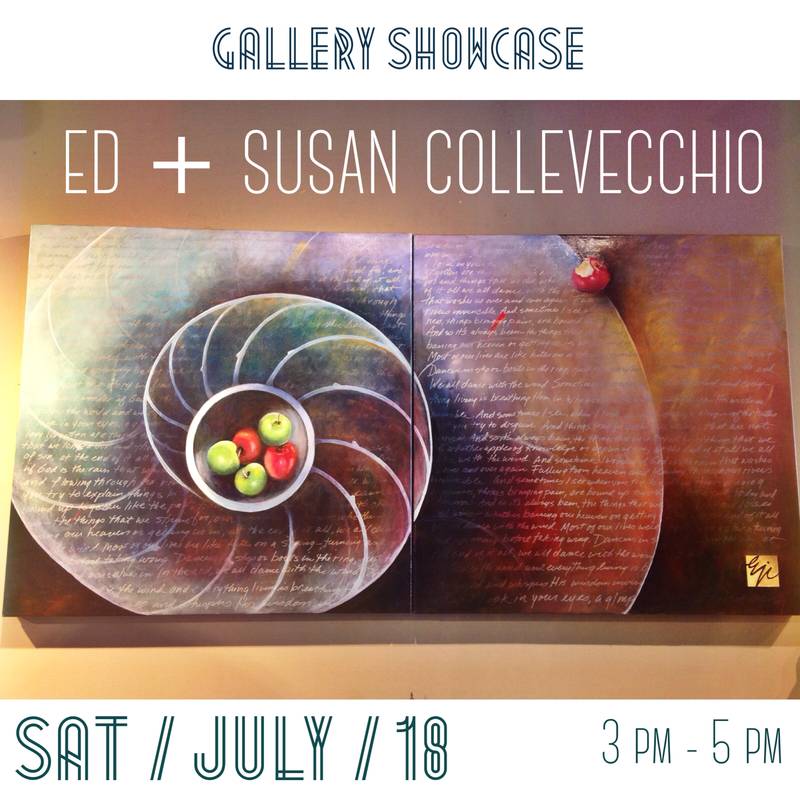 JULY GALLERY SHOWCASE/SUSAN AND ED COLLEVECHIO