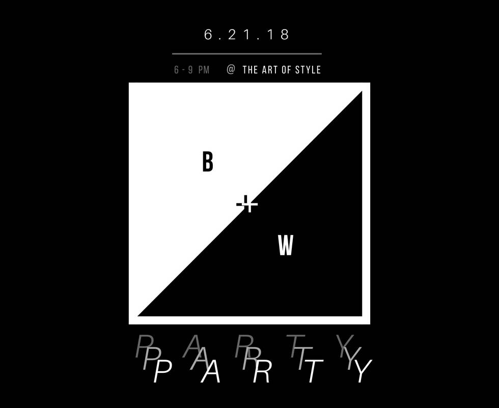 BLACK + WHITE PARTY.