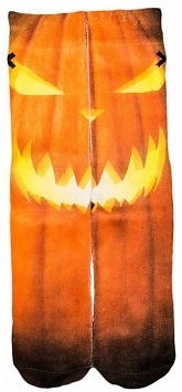 jack-o-lantern socks for halloween 