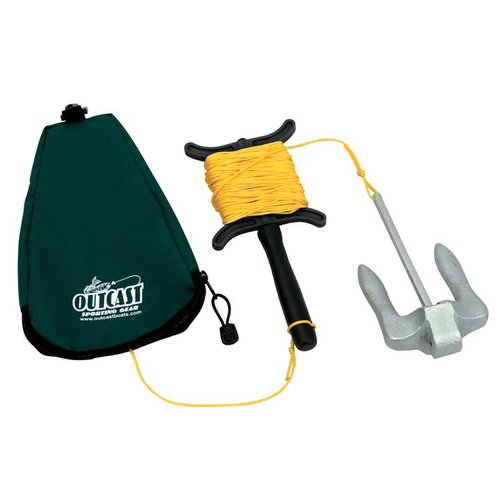 Outcast Float Tube Anchor w/Rope Outcast Float Tube Anchor w/Rope