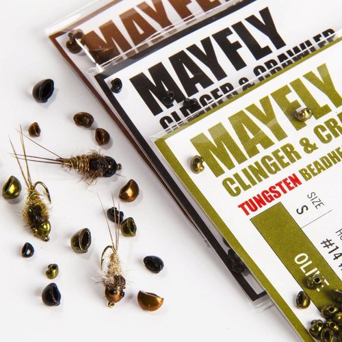 Hareline Nymph Head Tungsten Beads - Mayfly Hareline Nymph Head Tungsten Beads - Mayfly