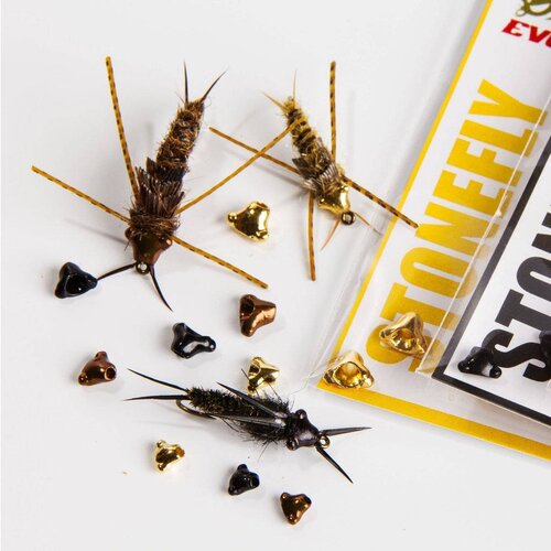 Hareline Nymph Head Tungsten Beads - Stonefly Hareline Nymph Head Tungsten Beads - Stonefly