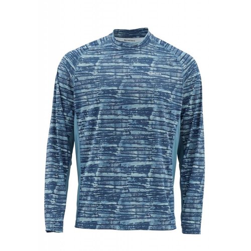 Simms Solarflex LS Crewneck Print Simms Solarflex LS Crewneck Print
