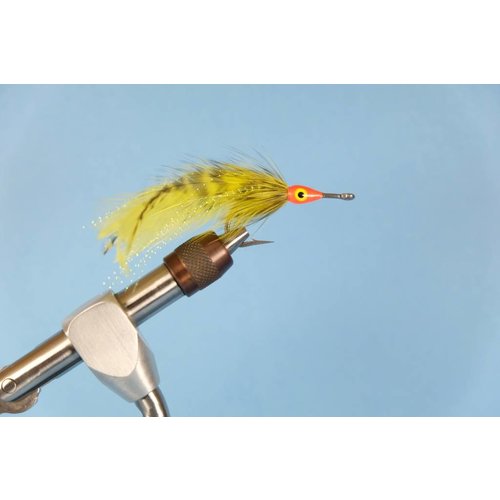 Grizzly/Chartreuse Tarpon Fly Grizzly/Chartreuse Tarpon Fly