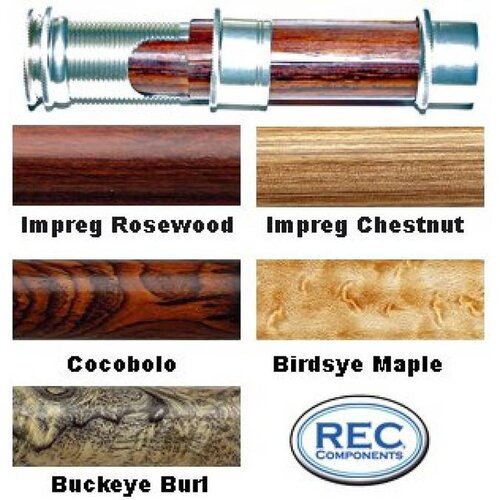 REC REC ADS Clear Aluminum Up Lock Reel Seat REC REC ADS Clear Aluminum Up Lock Reel Seat