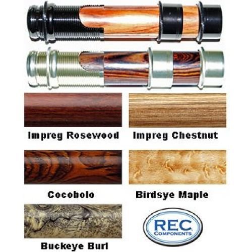 REC REC AUS Clear Aluminum Up Lock Reel Seat REC REC AUS Clear Aluminum Up Lock Reel Seat