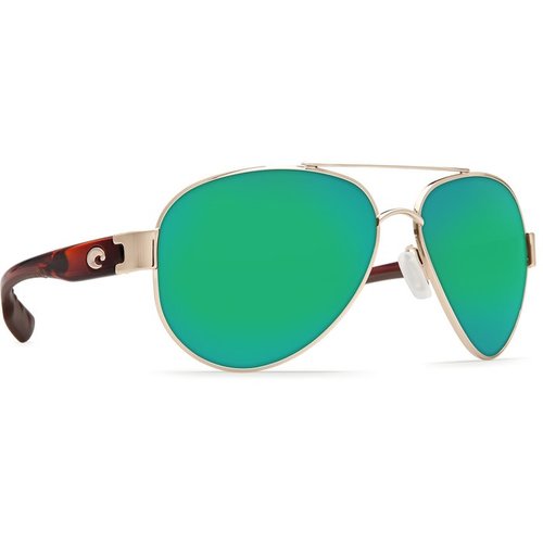 Costa Costa South Point Sunglasses Rose/Gold Tortoise Green Mirror 580P Costa Costa South Point Sunglasses Rose/Gold Tortoise Green Mirror 580P