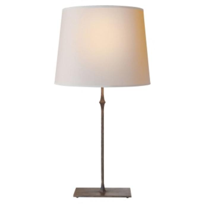 Visual Comfort Dauphine Table Lamp In Aged Iron With Natural Paper Dauphine Table Lamp In Aged Iron With Natural Paper Shade