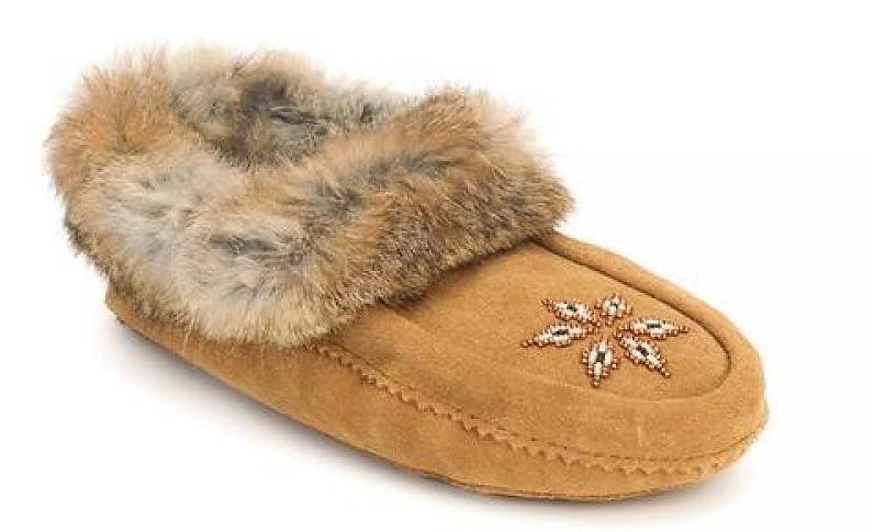 real fur moccasins