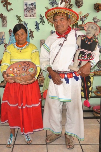 Francisco and Velina Hernadez Huichol artist