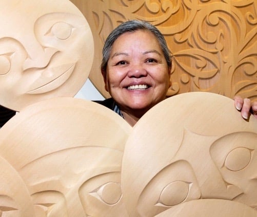 Susan Point is a renowned Coast Salish artist from Musqueam