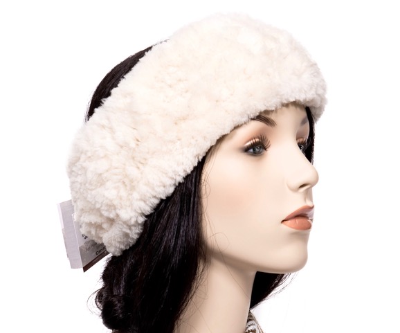 Dene knit beaver fur headband