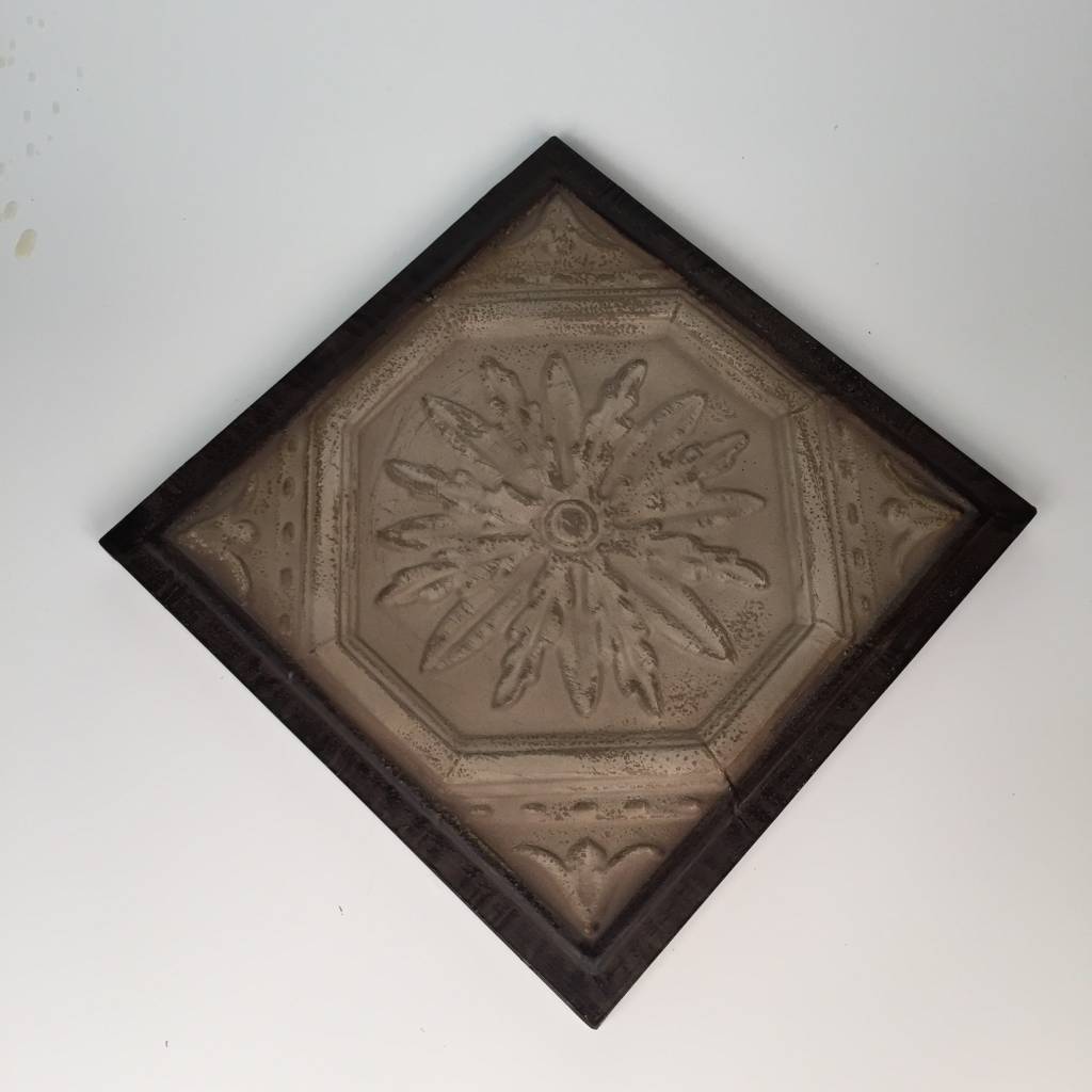 Metal Wall Hanging Ceiling Tile With Fl Design Wow Warehouse Metal Wall Hanging Ceiling Tile With Fl Design