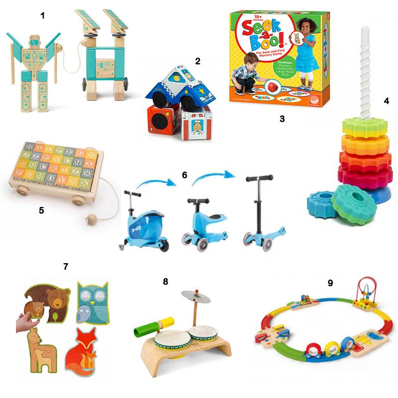 Top Nine Gifts for Toddlers