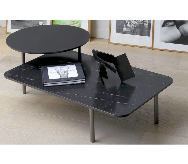 Coedition Coffee Table In Matte Marble Wood Lappartement Concept Coffee Table In Matte Marble Wood