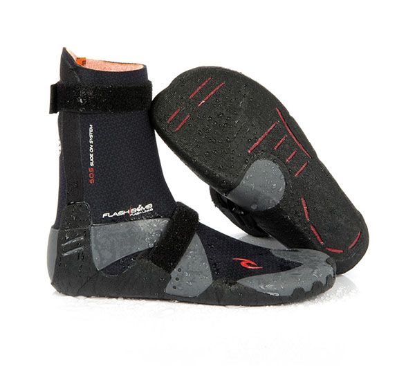 Ripcurl Flash Round Toe Surf Booties 5mm Universeboard Rip Curl Ripcurl Flash Round Toe Surf Booties 5mm