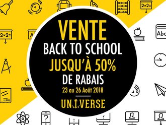 Vente Back to School